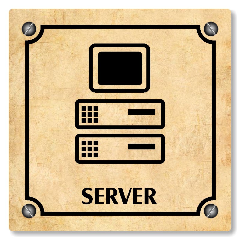 Server, 118x118mm, pergamen, Kansas